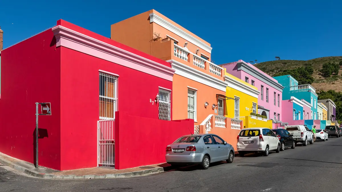 Colourful houses in the Bo-Kaap