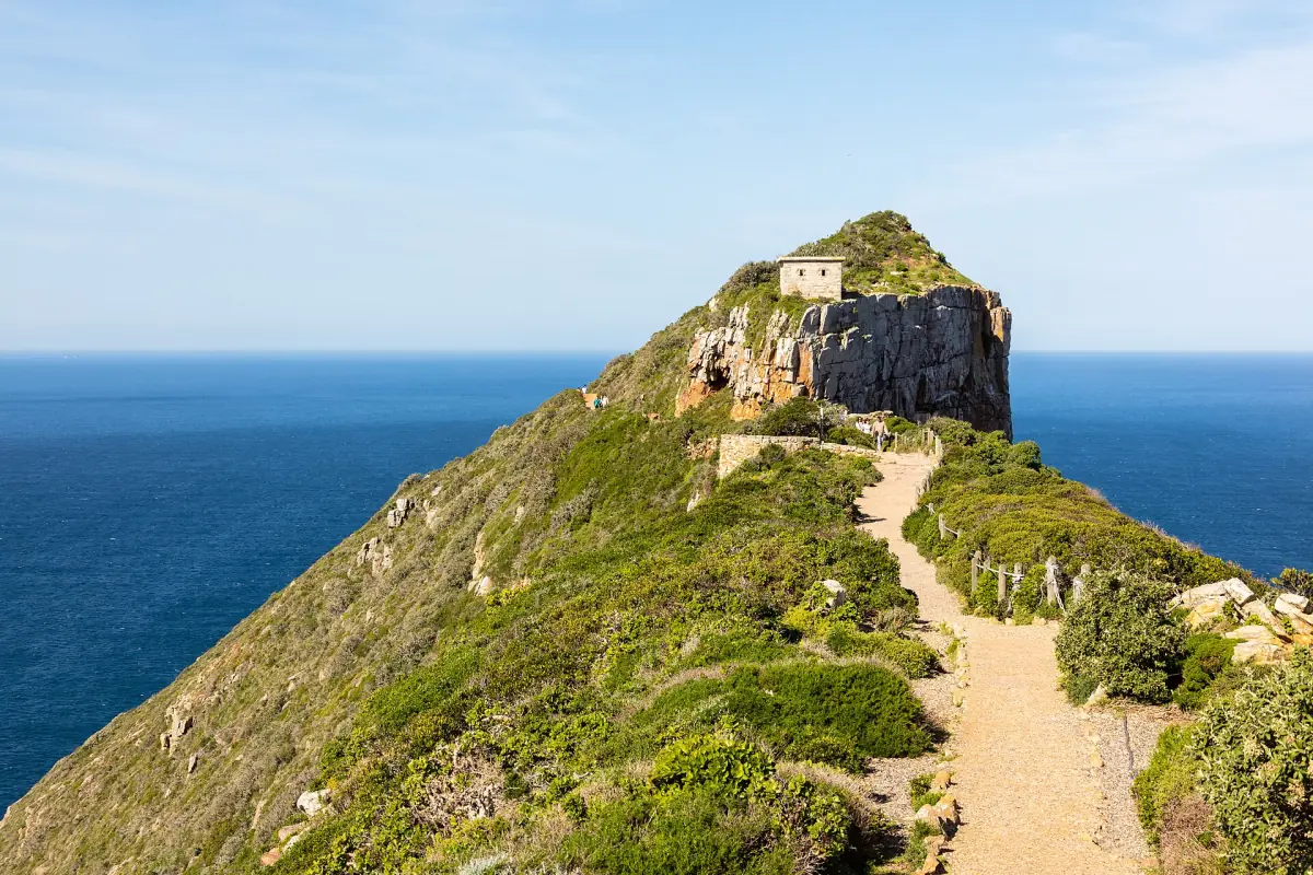 The path to the old lighthouse at Cape Point