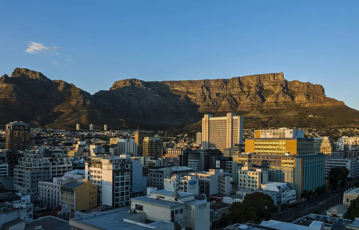 The City Bowl below Table Mountain